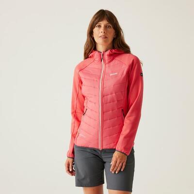 Gevulde jas dames insulated hooded andreson v hybrid