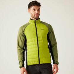 Doudoune Synthétique Randonnée - Clumber Hybrid verte homme