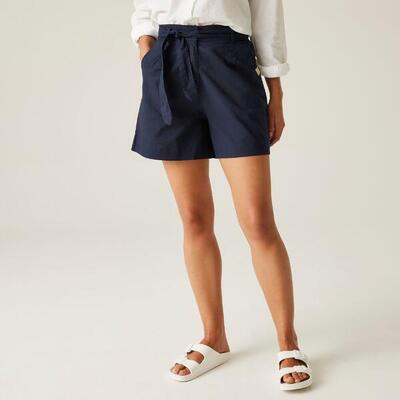 Short dames met patroonriem wandelen