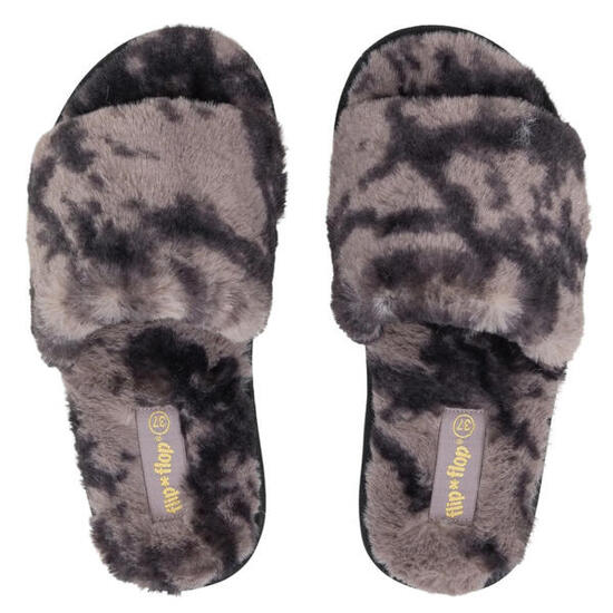 Damen Flip Flop Slide*Fell Camping Hausschuhe