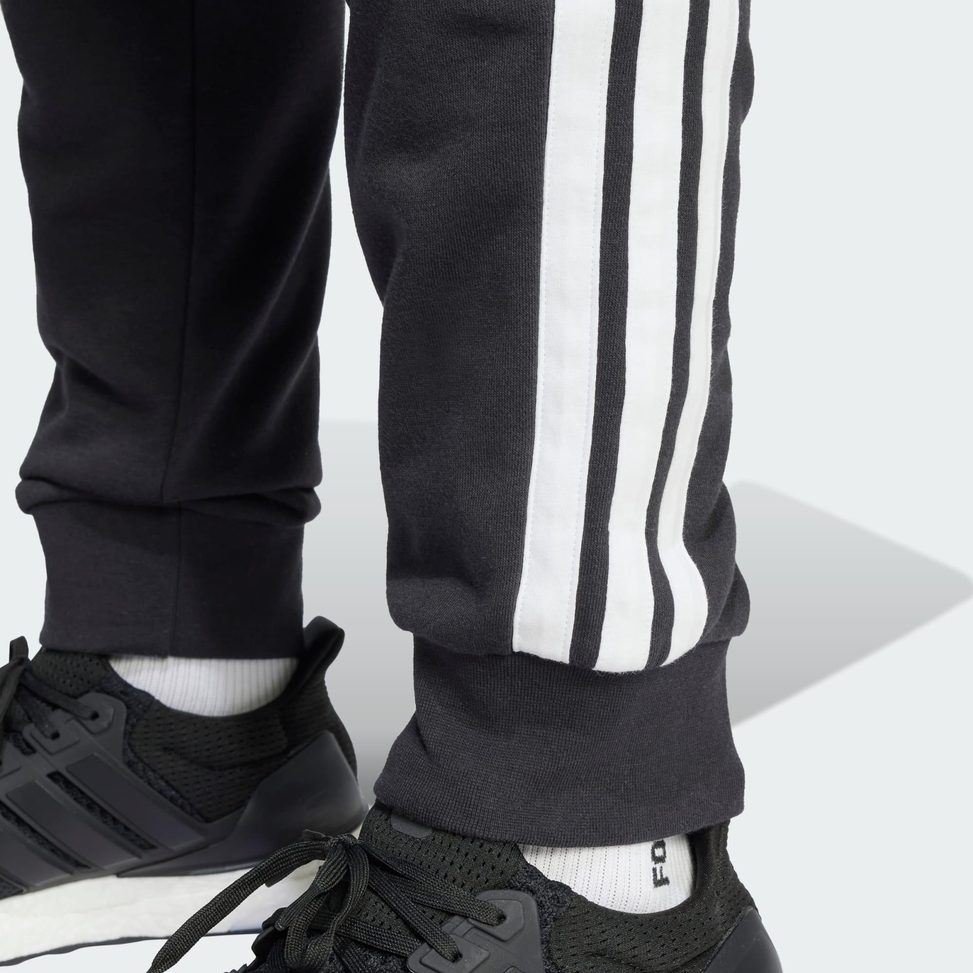 Pantalon French terry 3 bandes Essentials 4/5