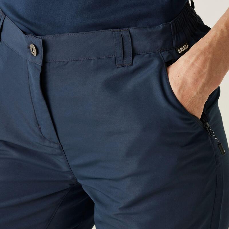 Pantalon modulable randonnée - Chaska gris femme