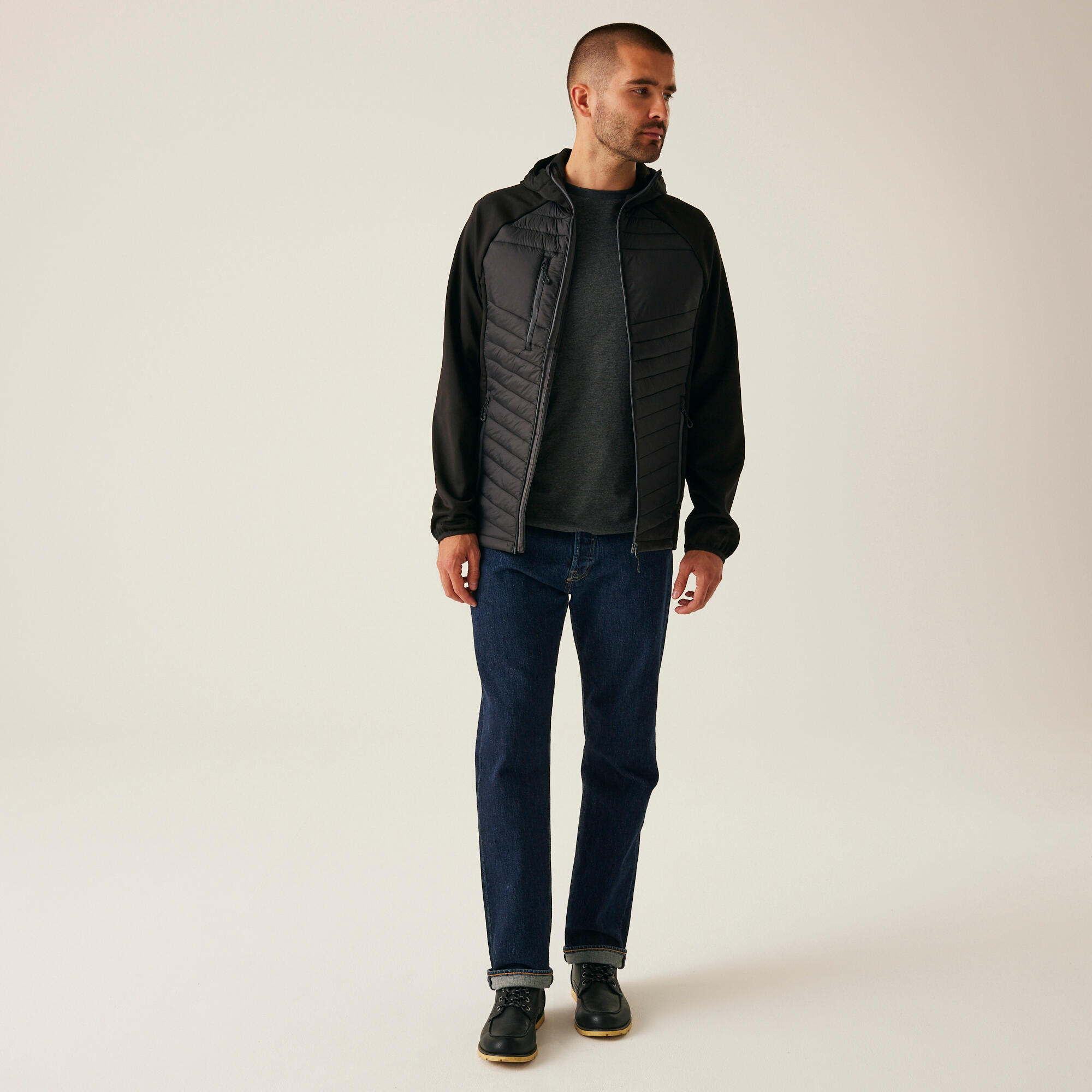 Doudoune - Nagate Hybrid noir homme 3/7