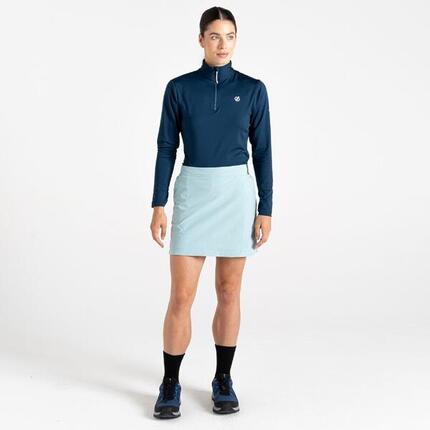 Damen Skifahren Shorts - Melodious Skort, blau
