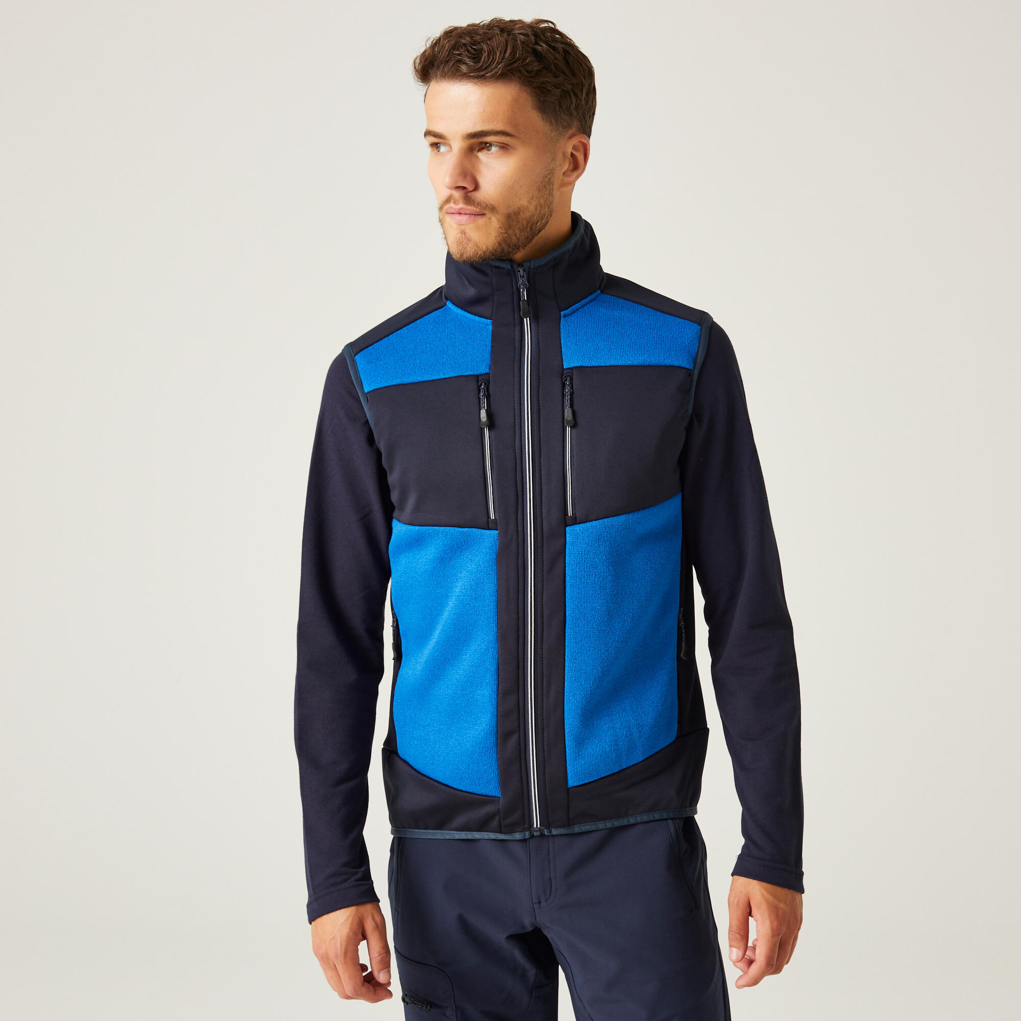 REGATTA Unisex Wandern Jacke - E-Volve, gray and black
