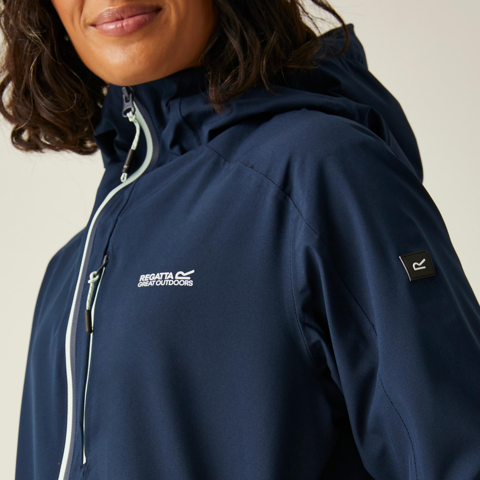 Chaqueta senderismo mujer impermeable Regatta Birchdale 6/7