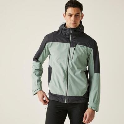 Herren Wandern Jacke wasserdicht - Highton Stretch, blau