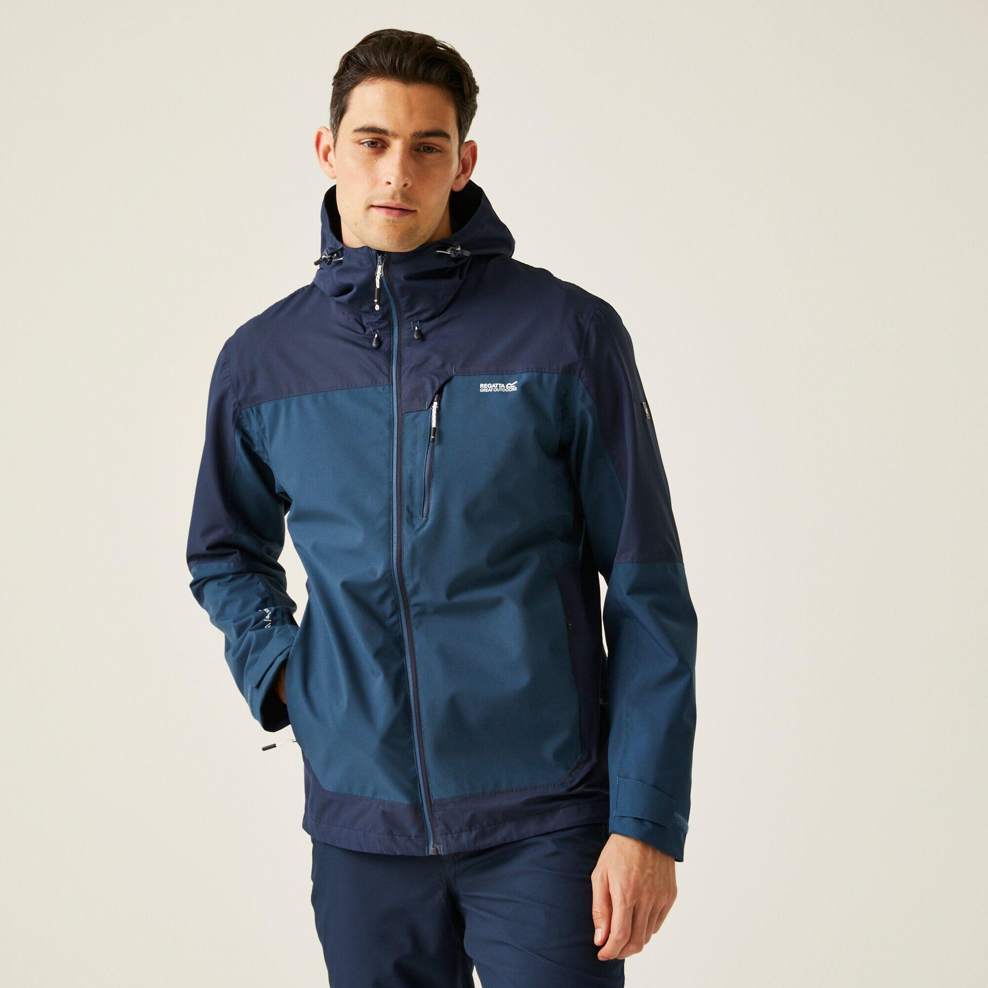 REGATTA Herren Wandern Jacke wasserdicht - Highton Stretch, blau