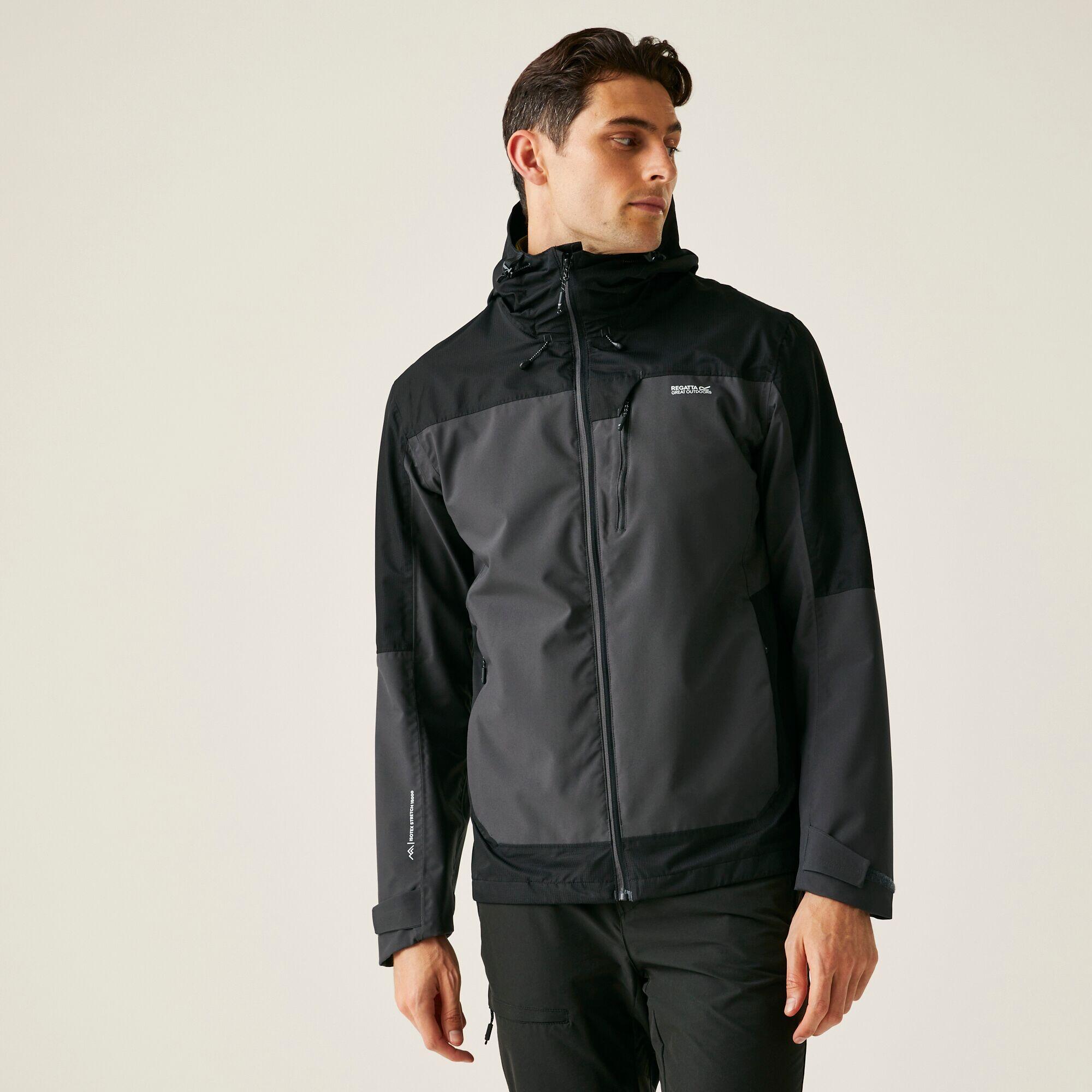 REGATTA Herren Wandern Jacke wasserdicht - Highton Stretch, blau