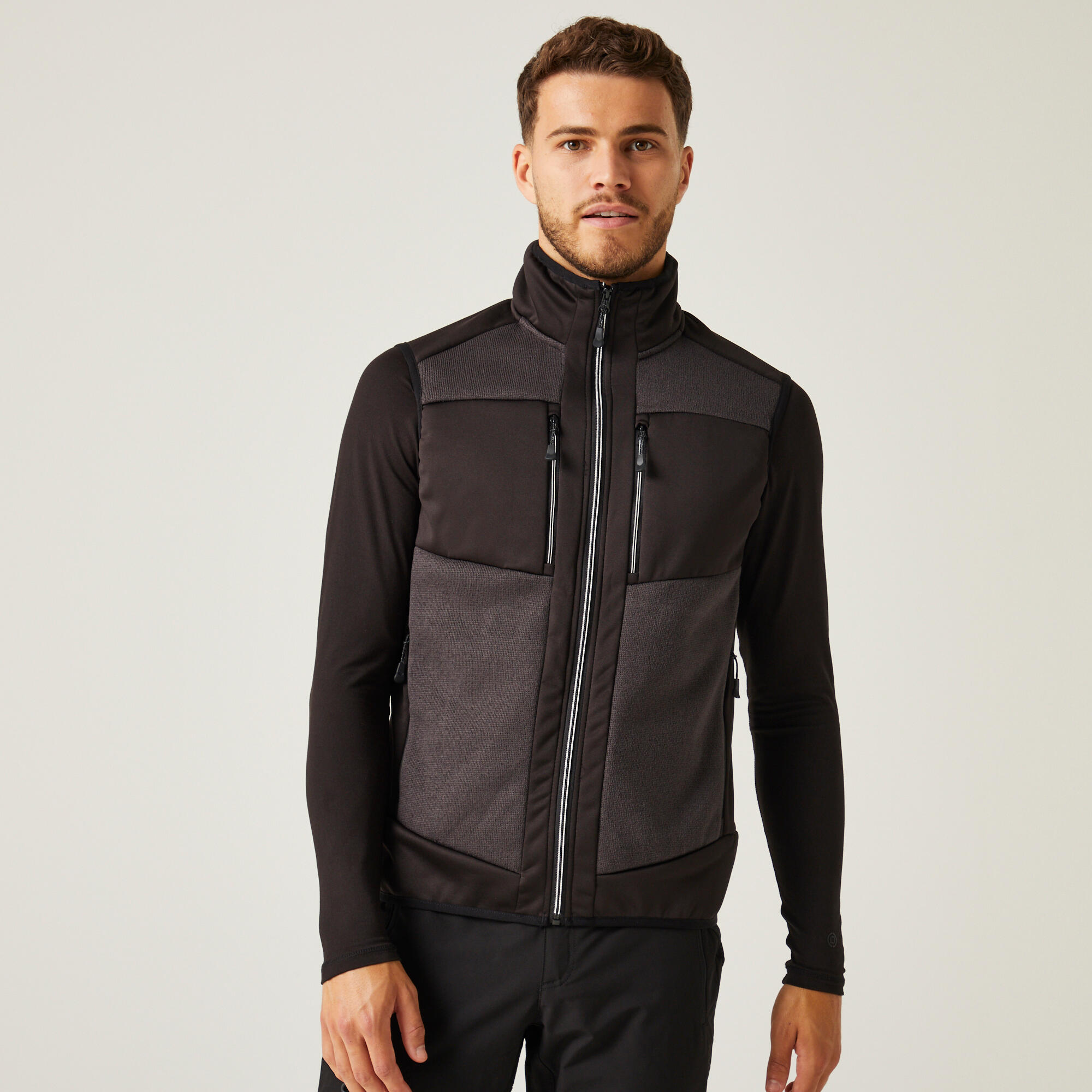 REGATTA Unisex Wandern Jacke - E-Volve, gray and black