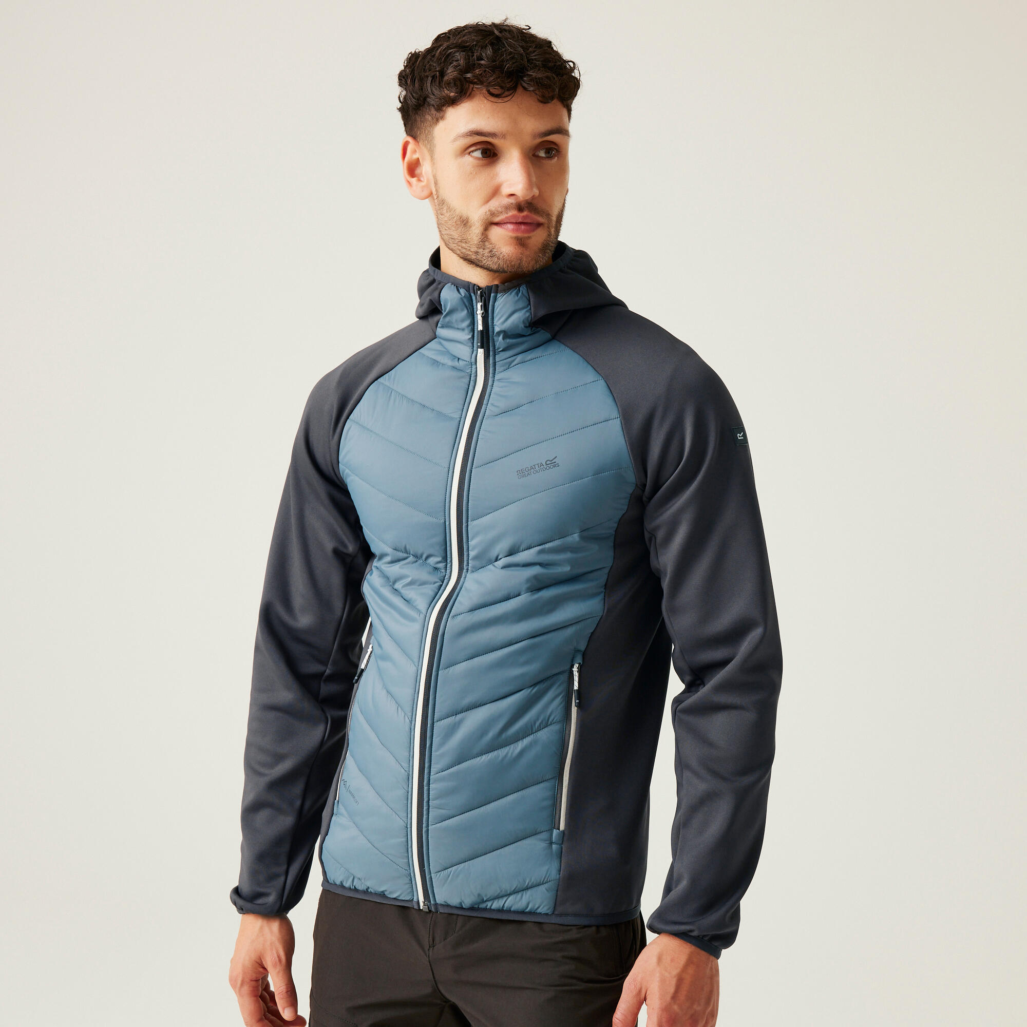 REGATTA Mens Andreson VIII Hybrid Water Repellent Baffled Jacket