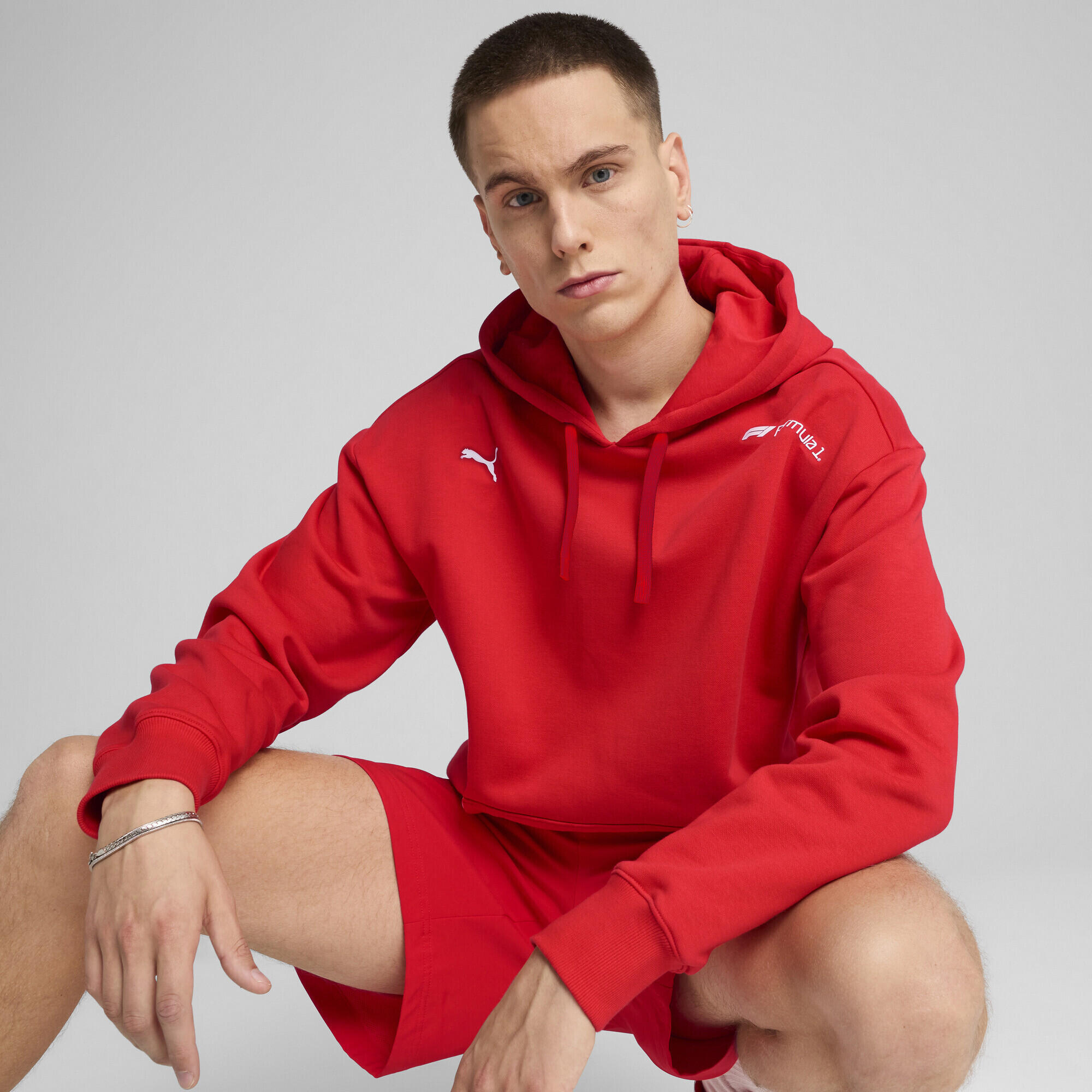 Hoodie à motif F1® Homme PUMA Pop Red 2/7