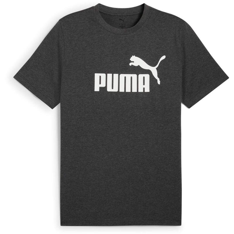 Tricou barbati Puma Ess No. 1 Logo Heather Tee, Negru