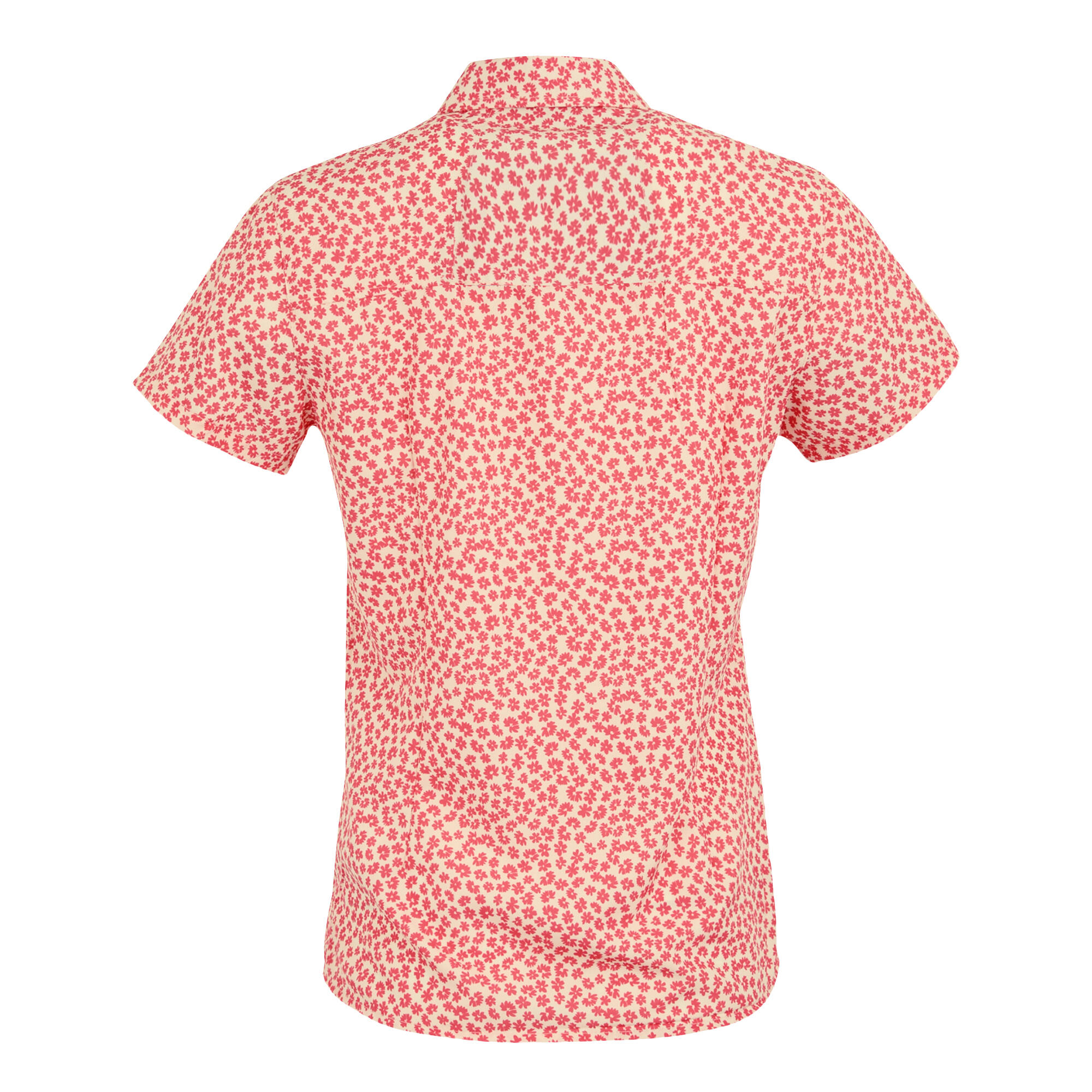 T-shirt Korte Mouwen Hiking Dames Ademend Lichtgewicht Compact 6/6