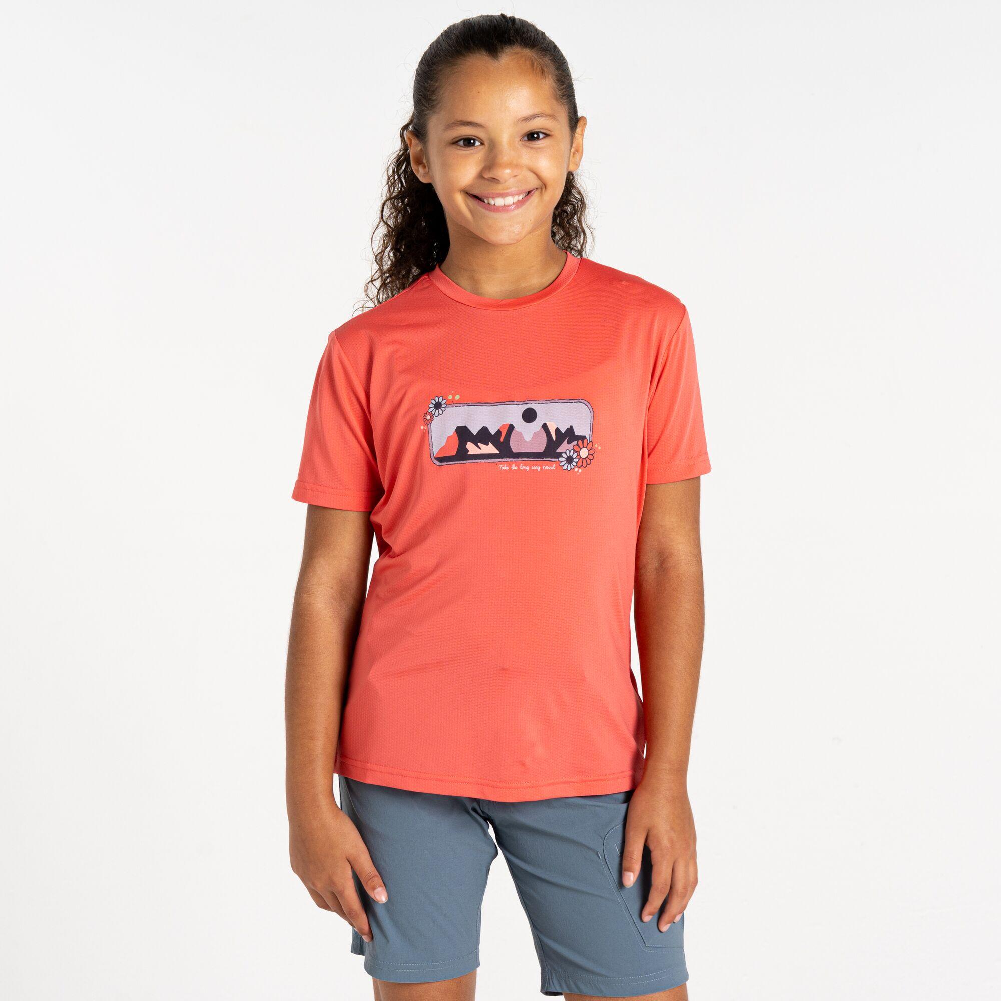 Dare 2b - T-shirt Manches Courtes - Amuse Ii Enfant - Chemise Manches Courtes - Rose -  6 À 8 Ans - Decathlon