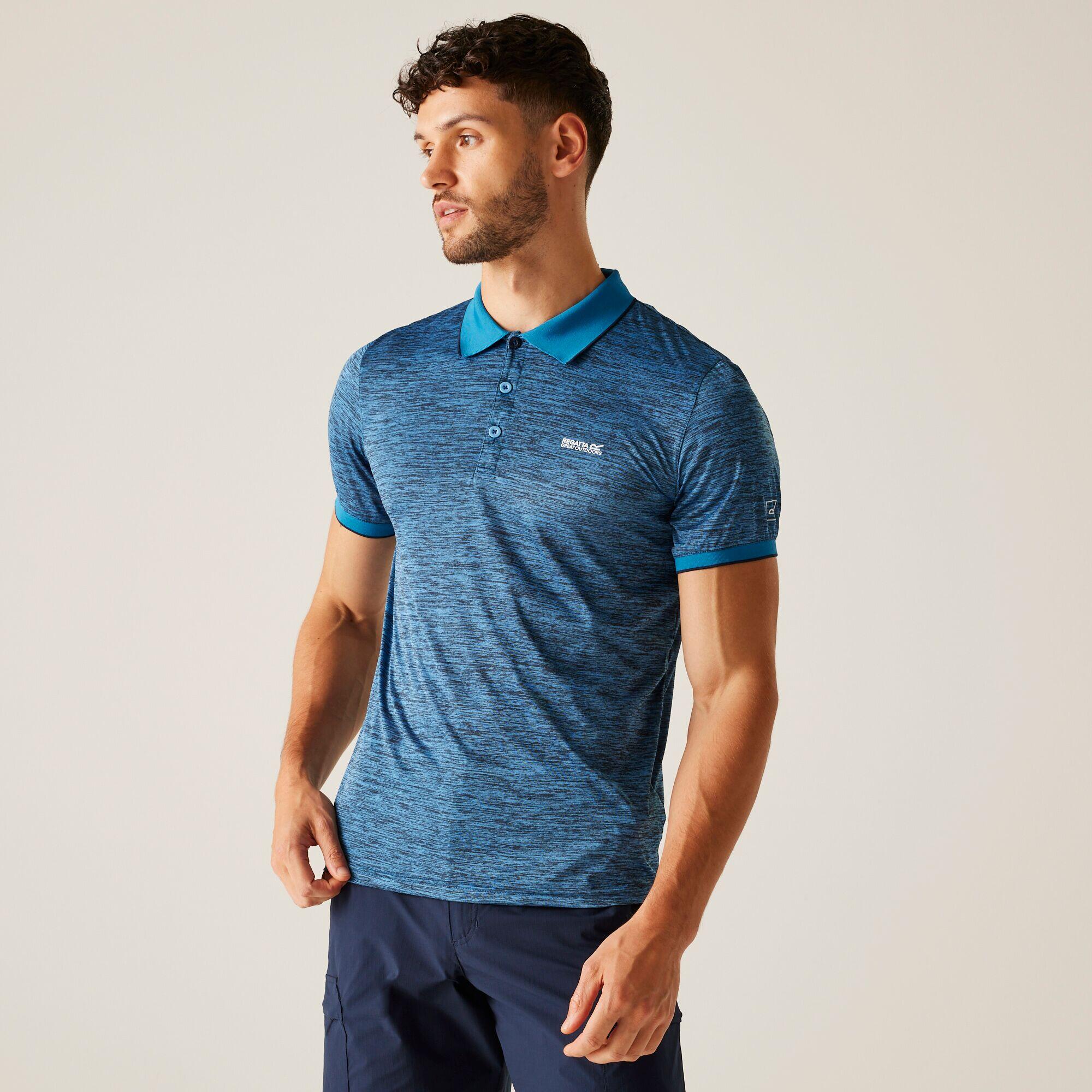 REGATTA Poloshirt schnelltrocknend feuchtigkeitsableitend atmungsaktiv Herren - Remex II