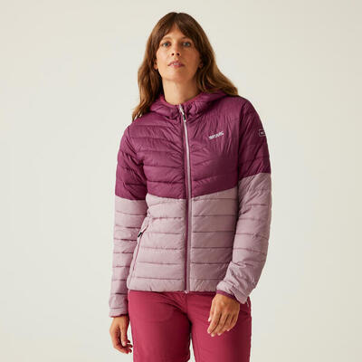 Gevulde jas hiking dames quilted design hillpack iv