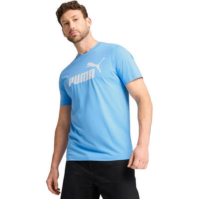 T-shirt puma ess no. 1 logo tee s. blauw. mannen