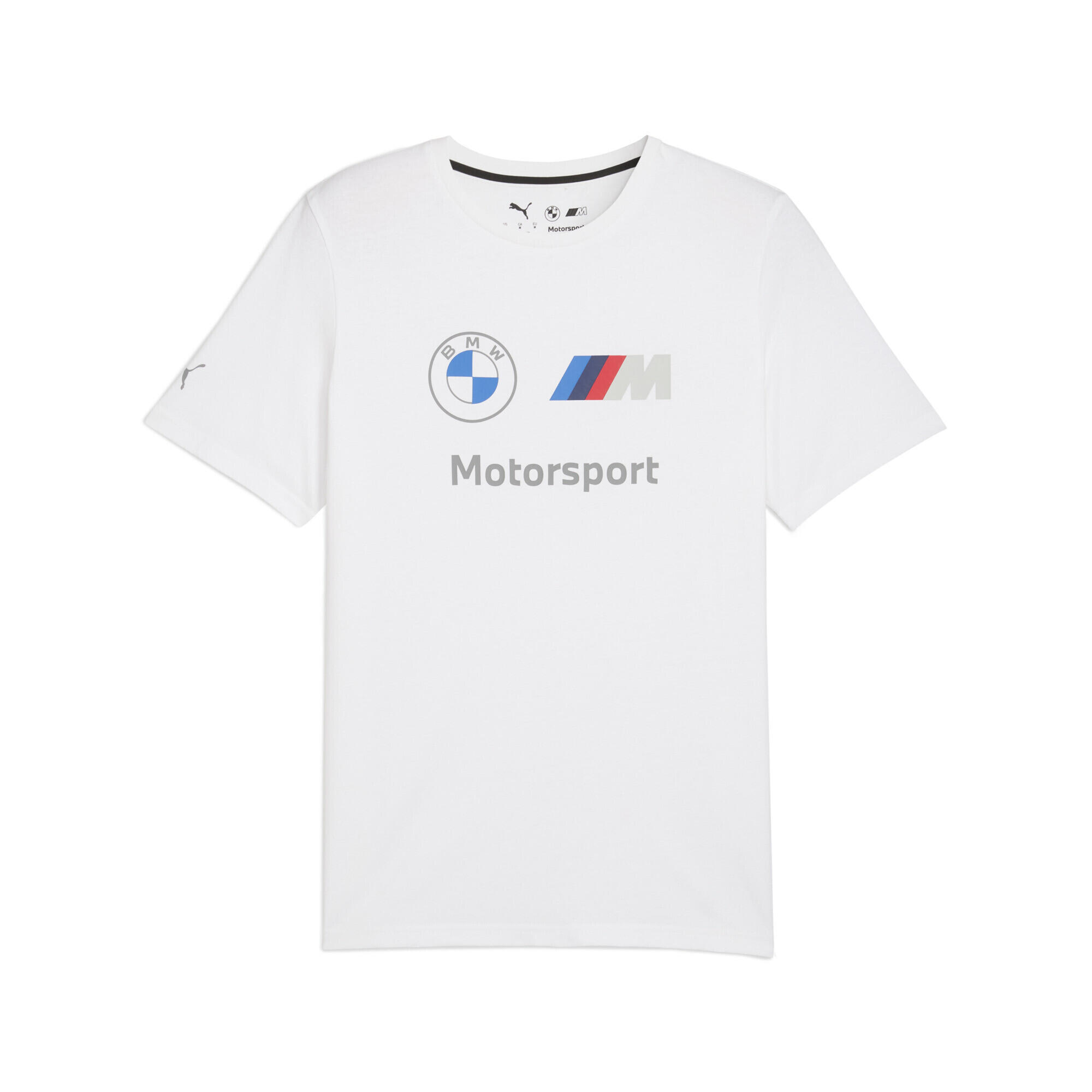 PUMA T-shirt BMW M Motorsport Essentials Logo da uomo PUMA White