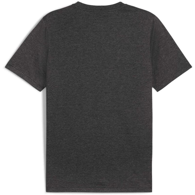 Tricou barbati Puma Ess No. 1 Logo Heather Tee, Negru