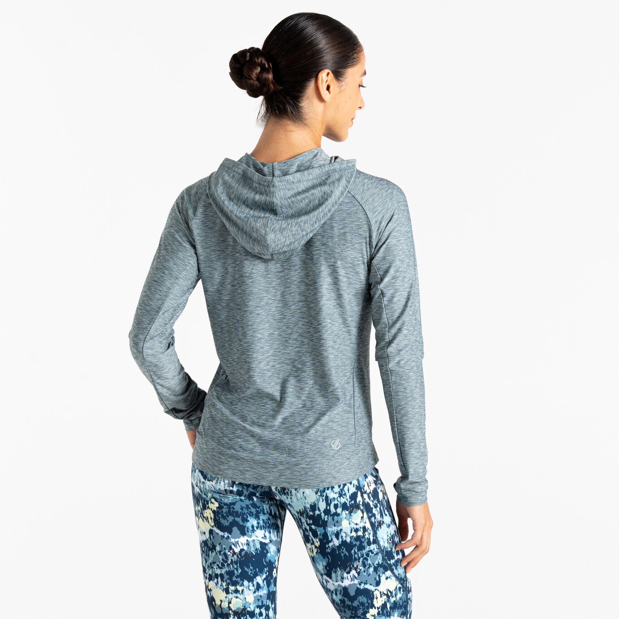 Camiseta senderismo mujer capucha diseño ergonómico dare 2b Sprint City 4/7