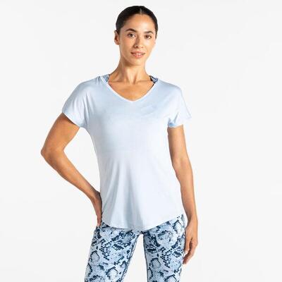 T-shirt korte mouwen hiking dames ademend
