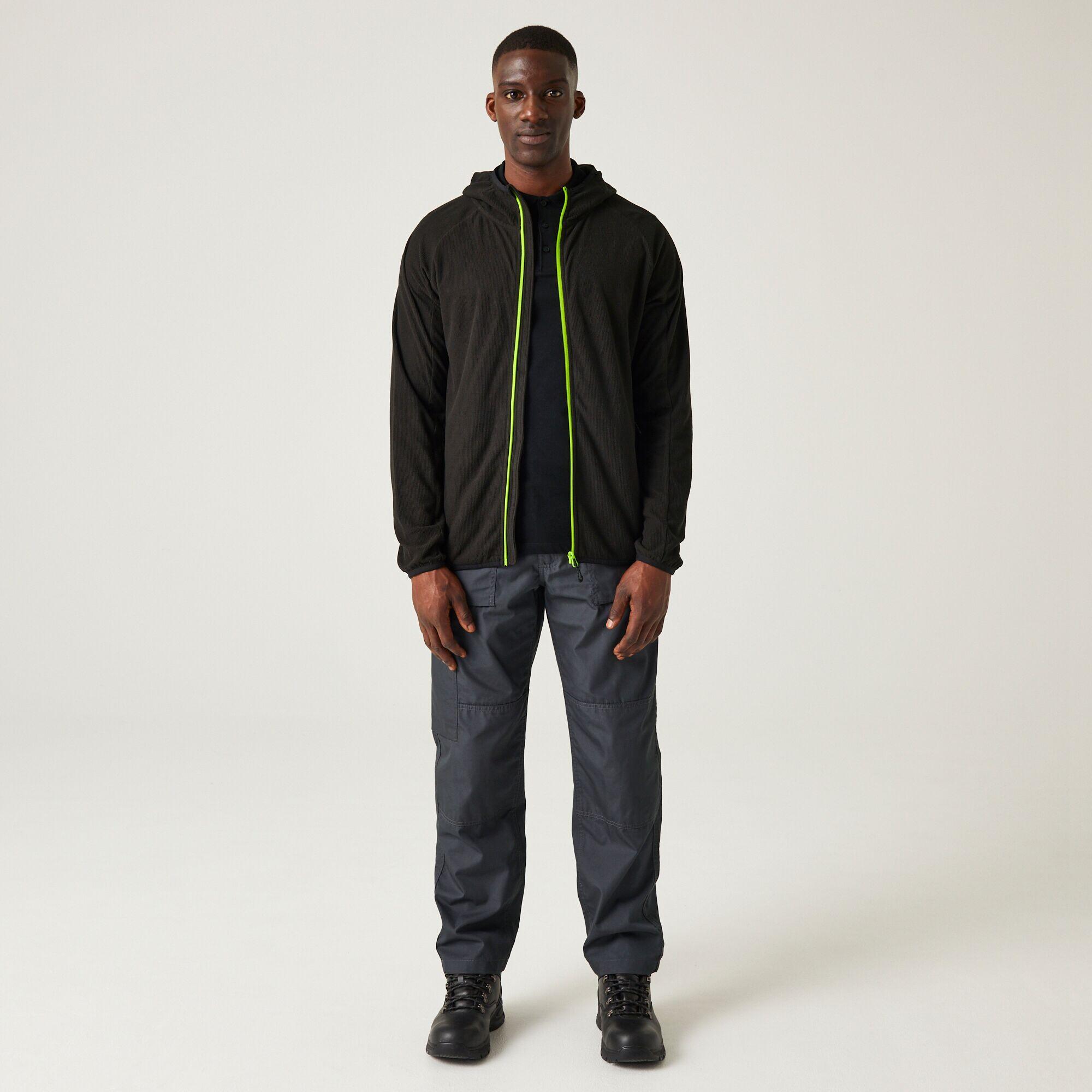 Mens Nagate Full Zip Hooded Fleece 3/5