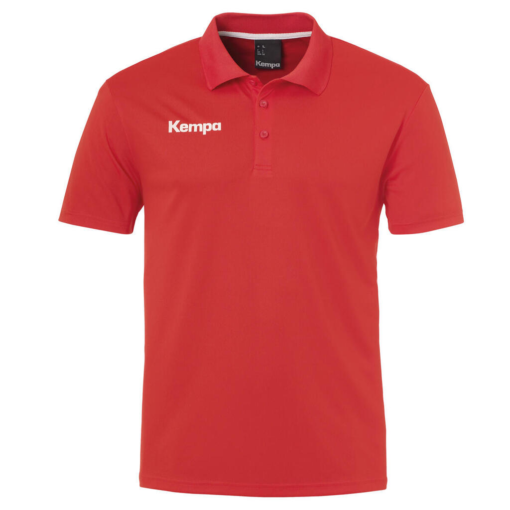 Men's Kempa Poly Black Sports Polo Shirt