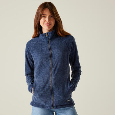 De mayse wandelfleece met hele rits voor dames