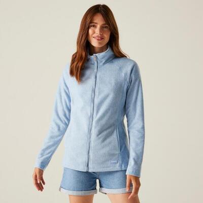 De mayse wandelfleece met hele rits voor dames