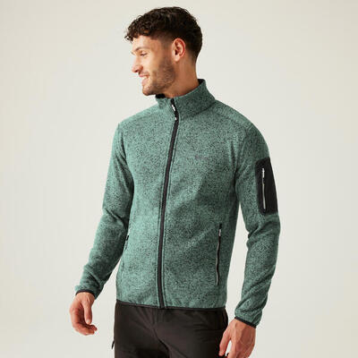 Fleece heren hiking hoge kraag newhill