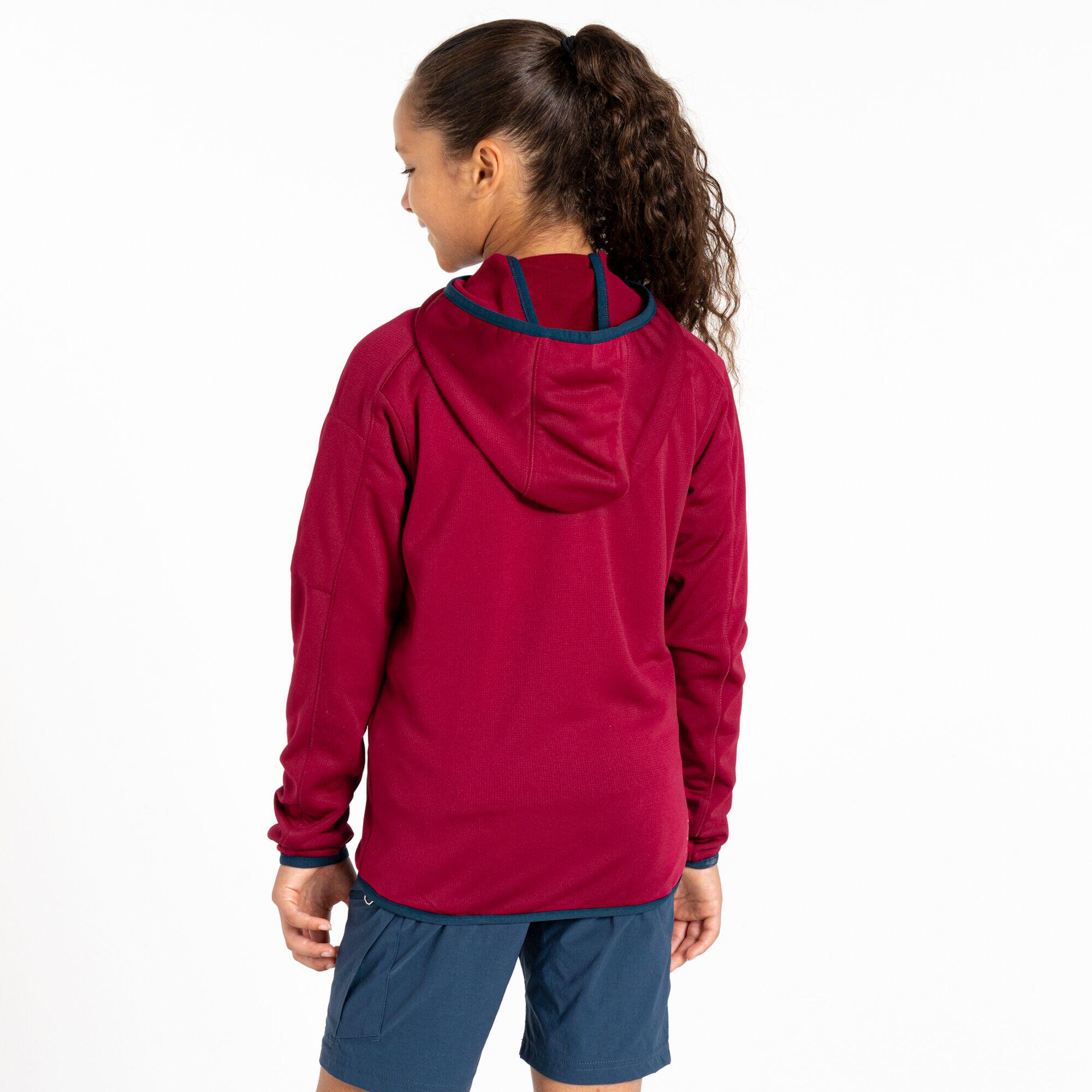 Kinder Skifahren Fleece - Explore, maroon 3/6