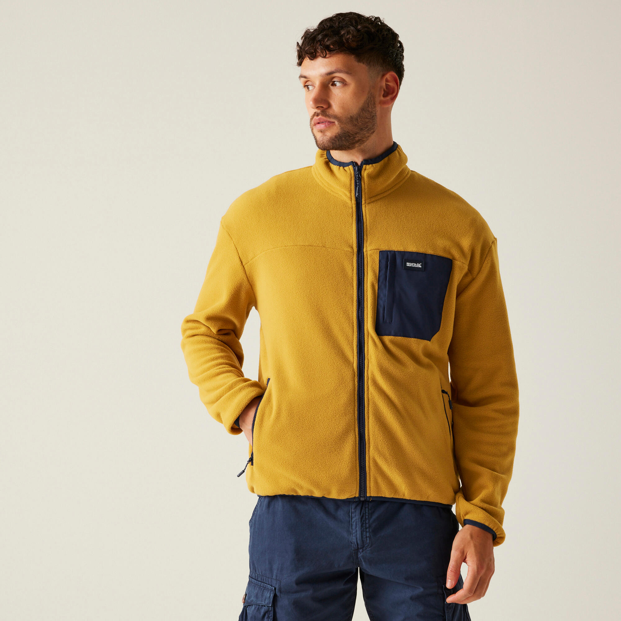 Regatta Navigate Polaire Homme Bleu Marine Français Légère