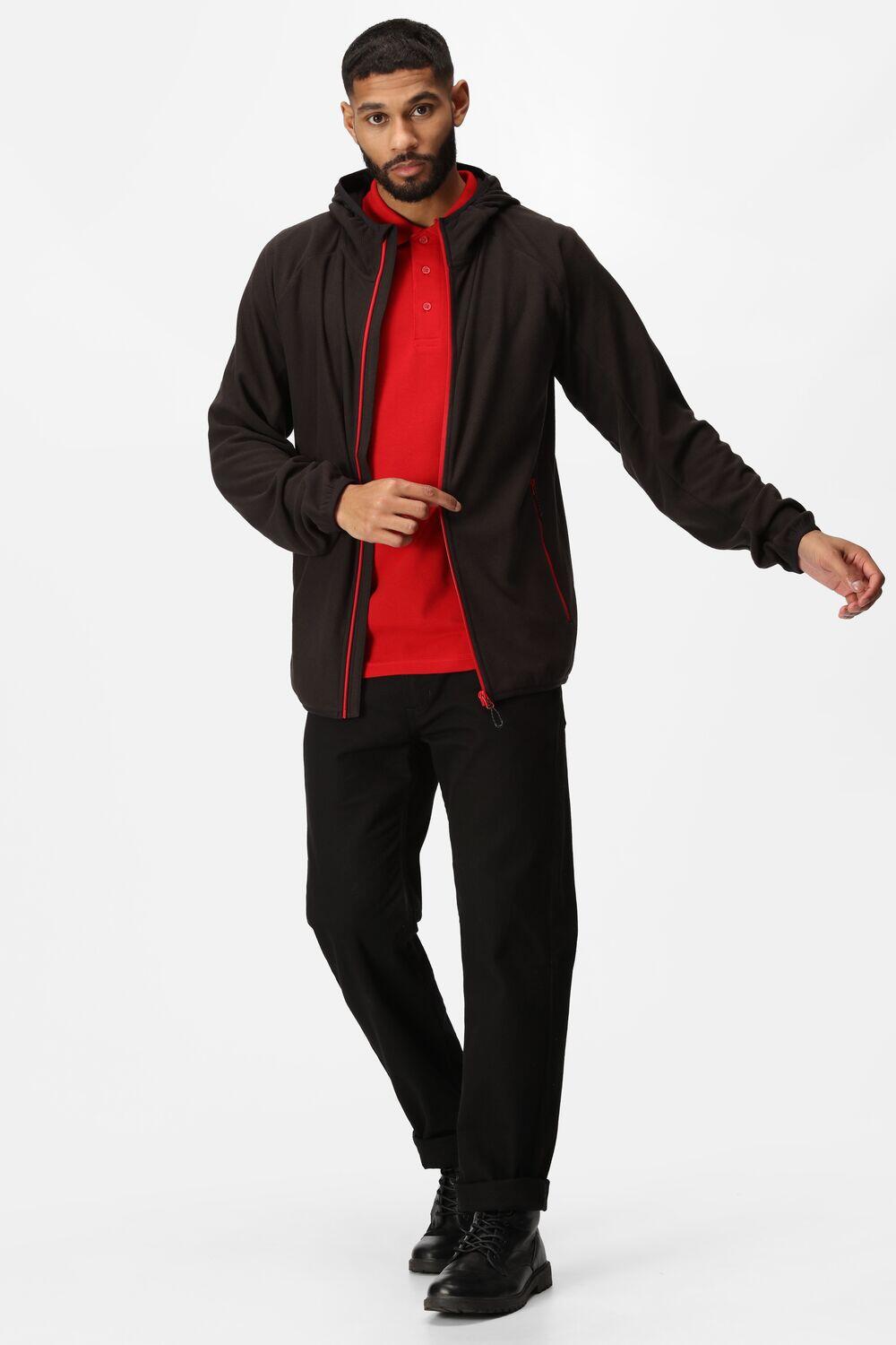 Mens Nagate Full Zip Hooded Fleece 3/6