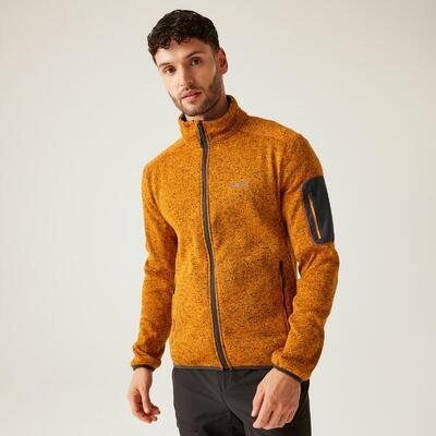 Fleece heren hiking hoge kraag newhill