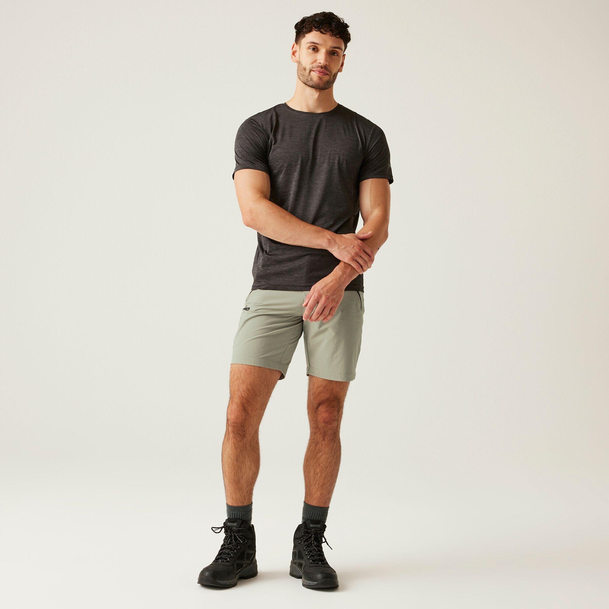 Pantaloncini Uomo Xert Stretch Escursionismo 3/6