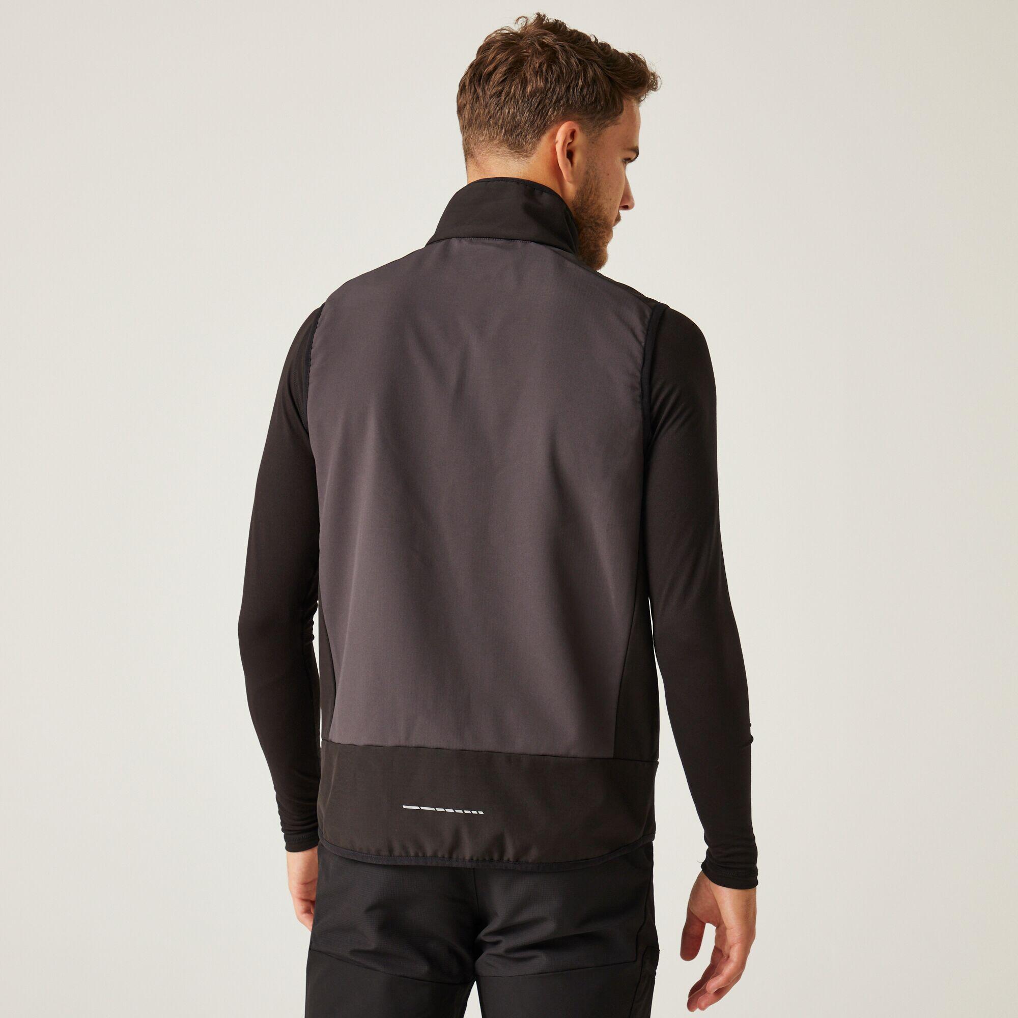 Jas Volwassenen Stretch Softshell Wind- En Waterdicht Hybrid Bodywarmer 2/7