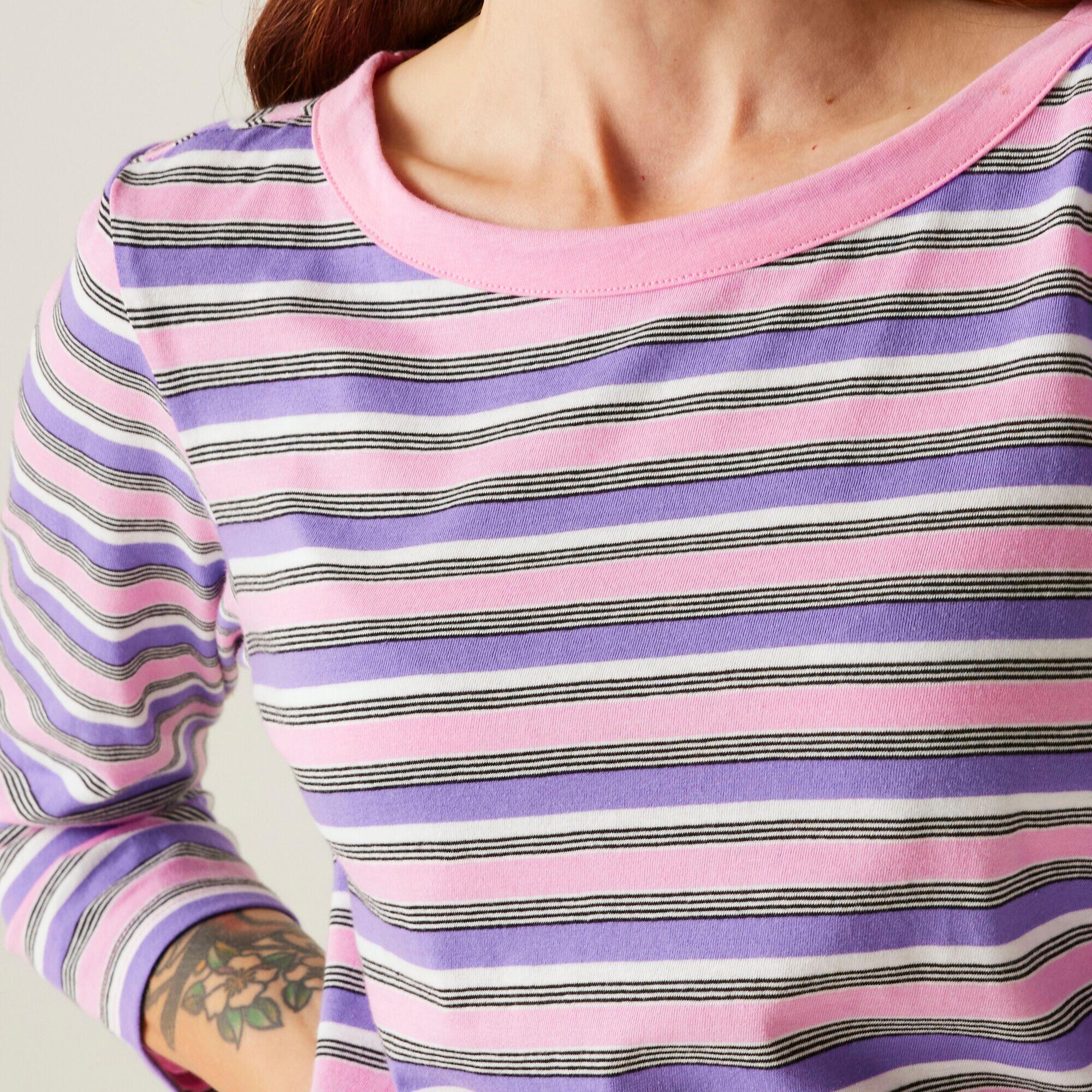 Camiseta mujer manga larga cuello blanco Regatta Bayletta Tee II 4/7