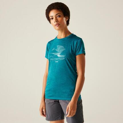 Tee Shirt Respirant Regatta "Womens Fingal IX" Gris 46