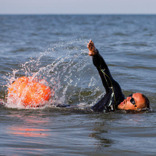 Bojka do pływania asekuracyjna dmuchana Safe4sport Masterswimmer