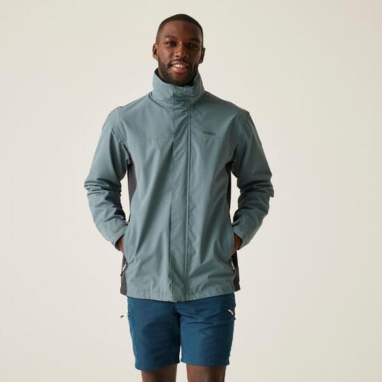 Herren Wandern Jacke Wasserdicht - Matt II, blau