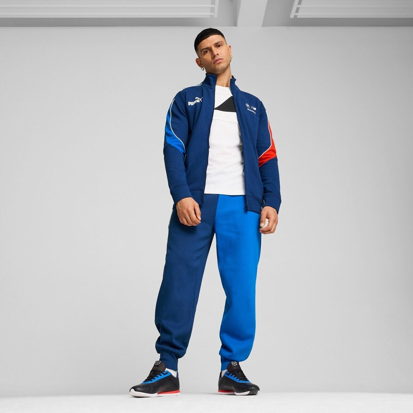 Veste Puma Bmw Mms Mt7 Sweat Jacket, Bleu, Hommes 4/5