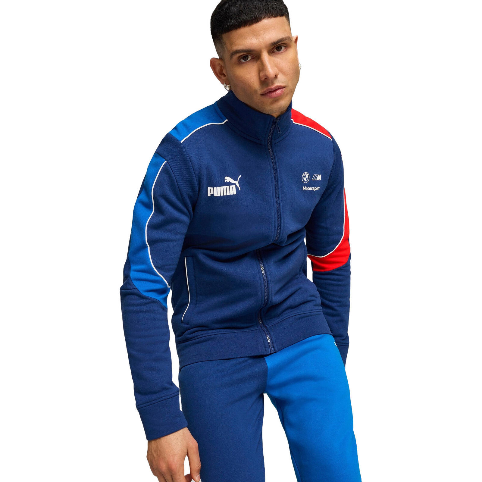 Puma - Veste Puma Bmw Mms Mt7 Sweat Jacket, Bleu, Hommes - Gilet Manches Longues - Bleu - 40 M - Decathlon