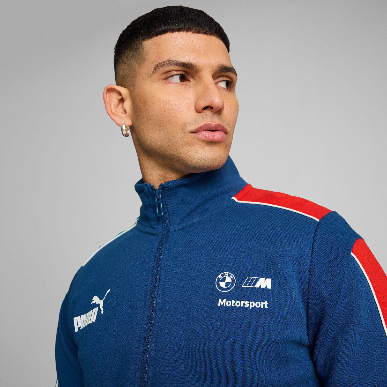Veste Puma Bmw Mms Mt7 Sweat Jacket, Bleu, Hommes 3/5