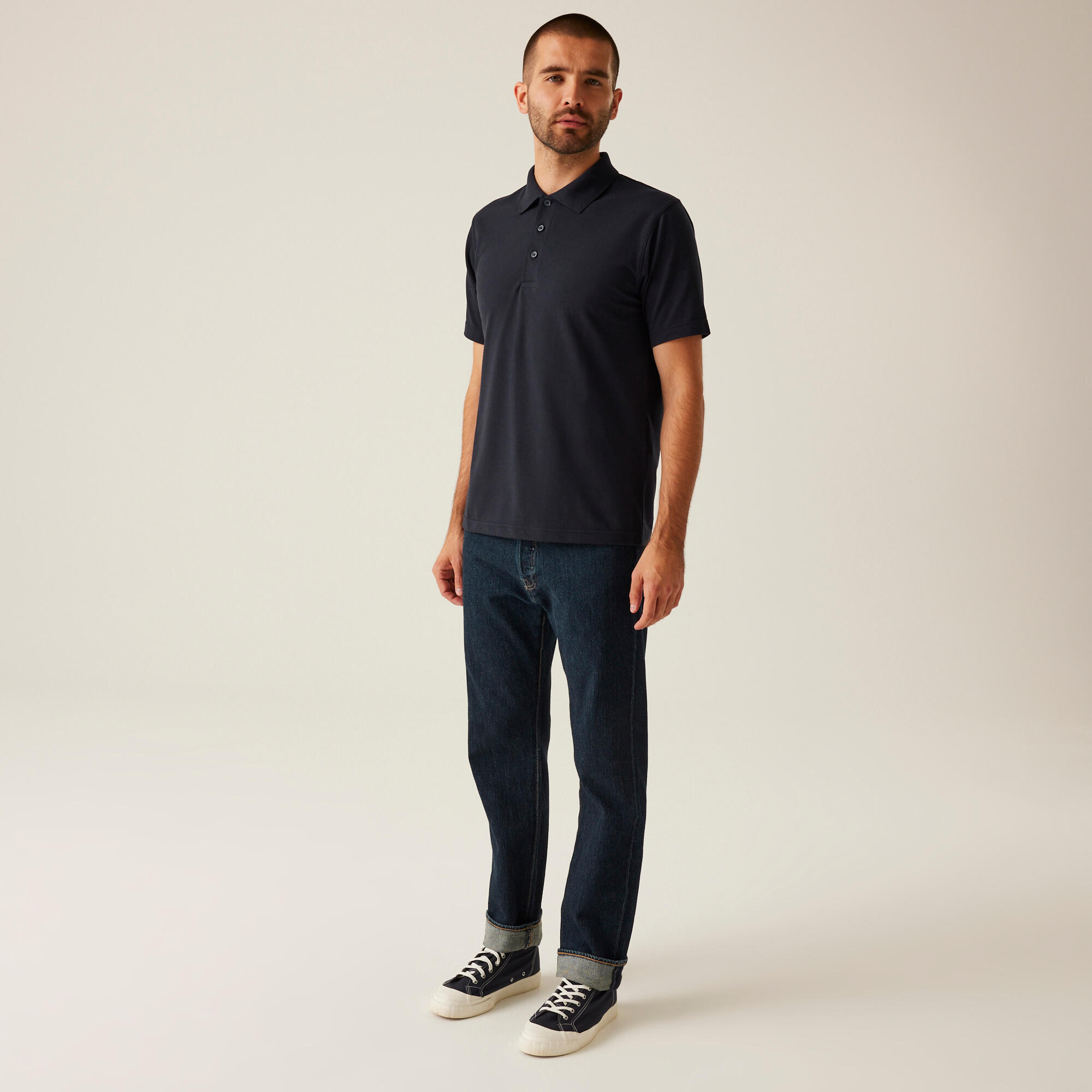 T-shirt Manches Courtes - Pro 65/35 randonnée homme 3/4