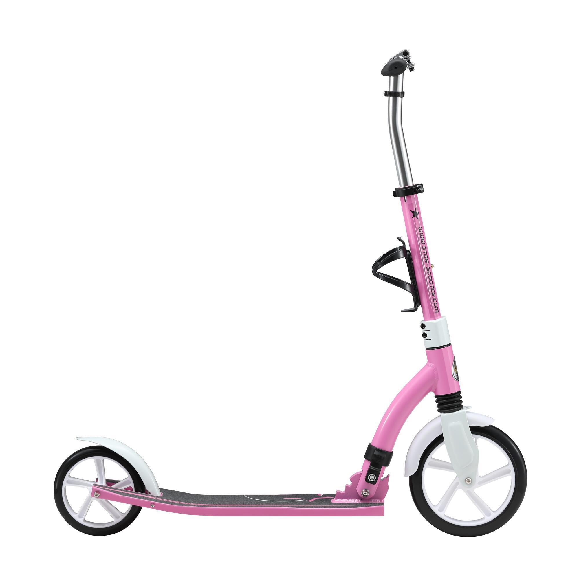 Star Scooter - Trottinette Grandes Roues 230 Mm, Pour Enfants De 8 Ans, Pliable, Sport - Trottinette - Rose - Taille Unique - Decathlon