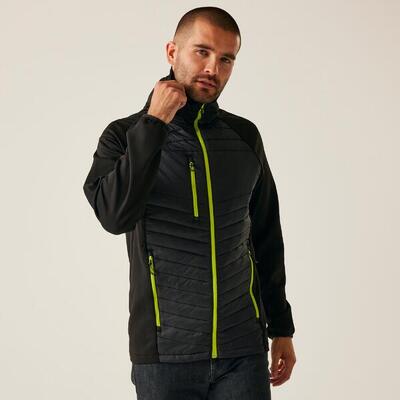 Gevulde jas hiking heren nagate hybrid jacket