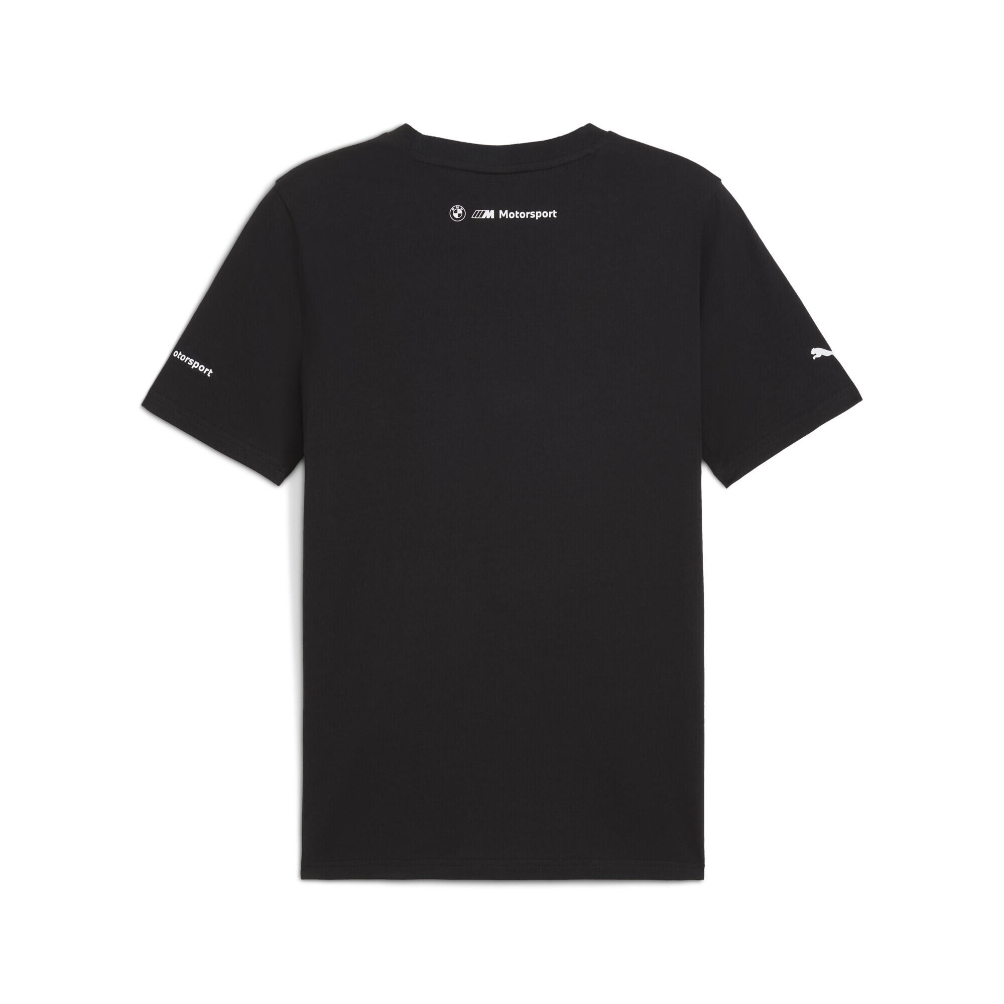 BMW M Motorsport Essentials Graphic T-Shirt Herren PUMA Black 5/7
