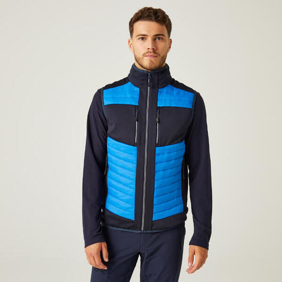 Erwachsene Jacke - E-Volve Thermal Hybrid Bodywarmer, grau und schwarz