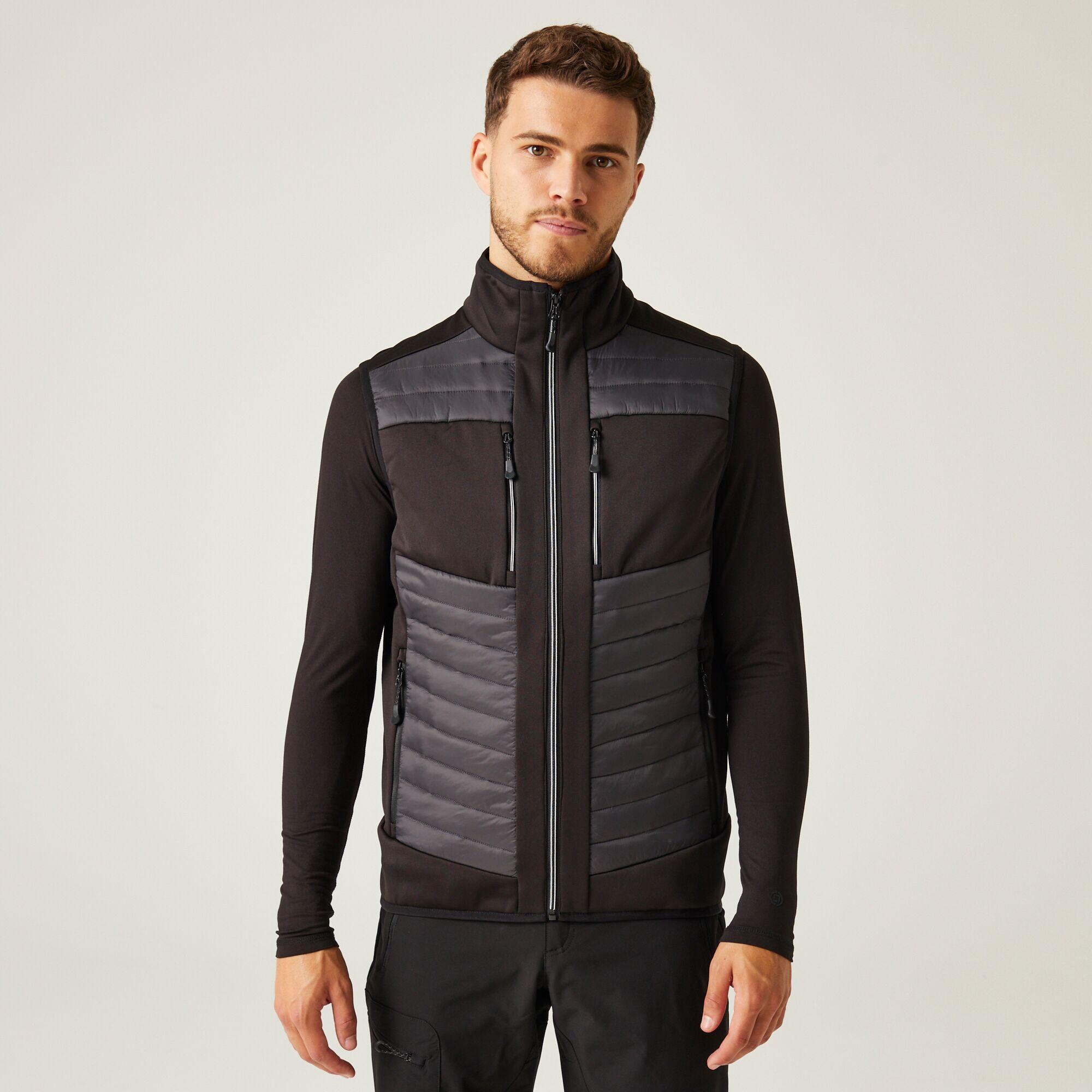 REGATTA Erwachsene Jacke - E-Volve Thermal Hybrid Bodywarmer, grau und schwarz